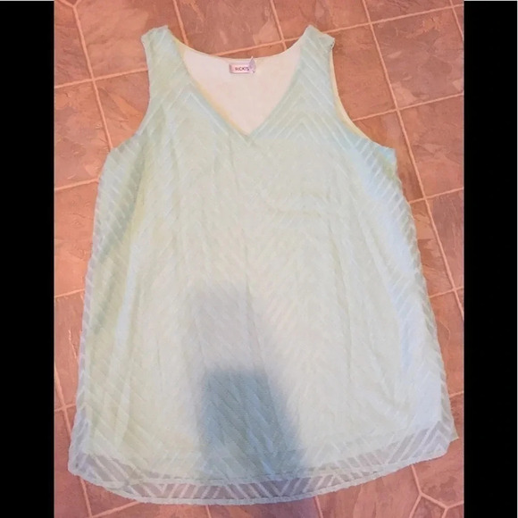 Rickis mint green tank top blouse - Picture 1 of 2